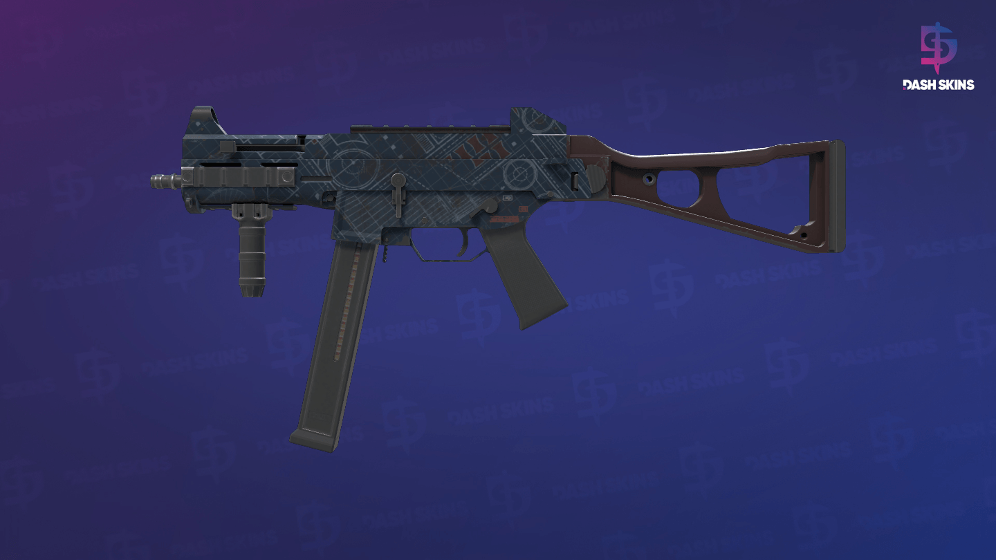 UMP-45 | Facility Dark (Field-Tested) - Frontside Screenshot