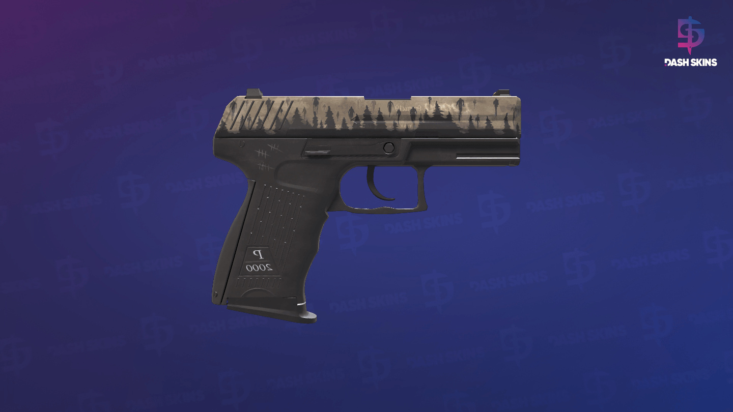 P2000 | Lifted Spirits (Factory New) - Backside Screenshot