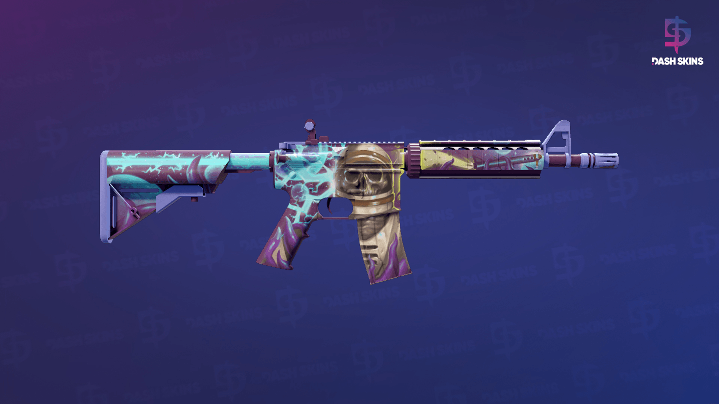 M4A4 | Desolate Space (Field-Tested) - Backside Screenshot