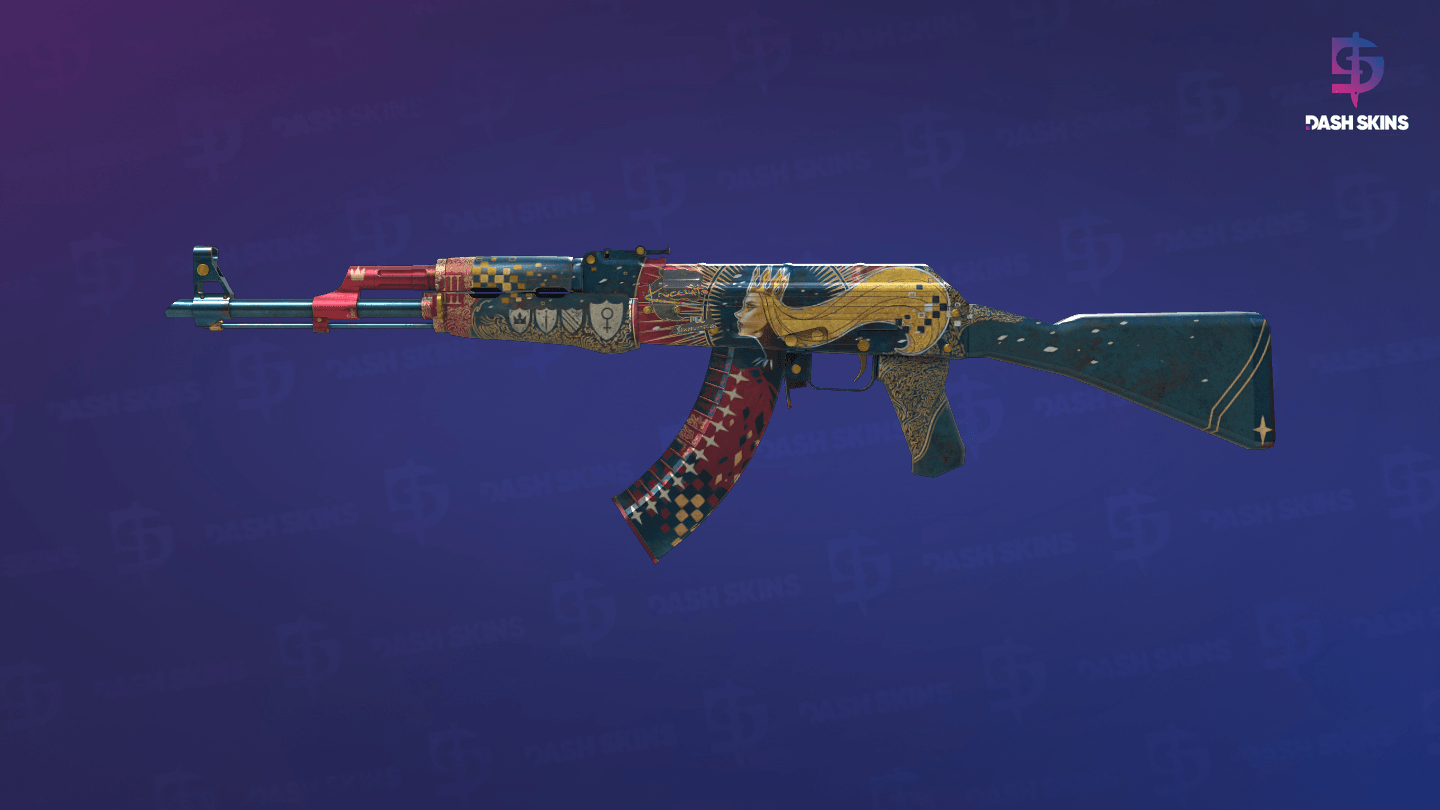 AK-47 | The Empress (Battle-Scarred) - Frontside Screenshot