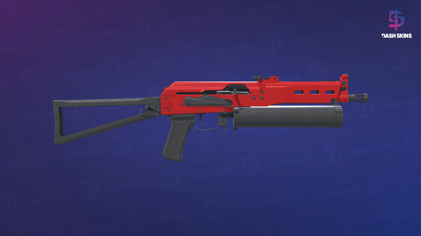 PP-Bizon | Candy Apple (Factory New) - Backside Screenshot