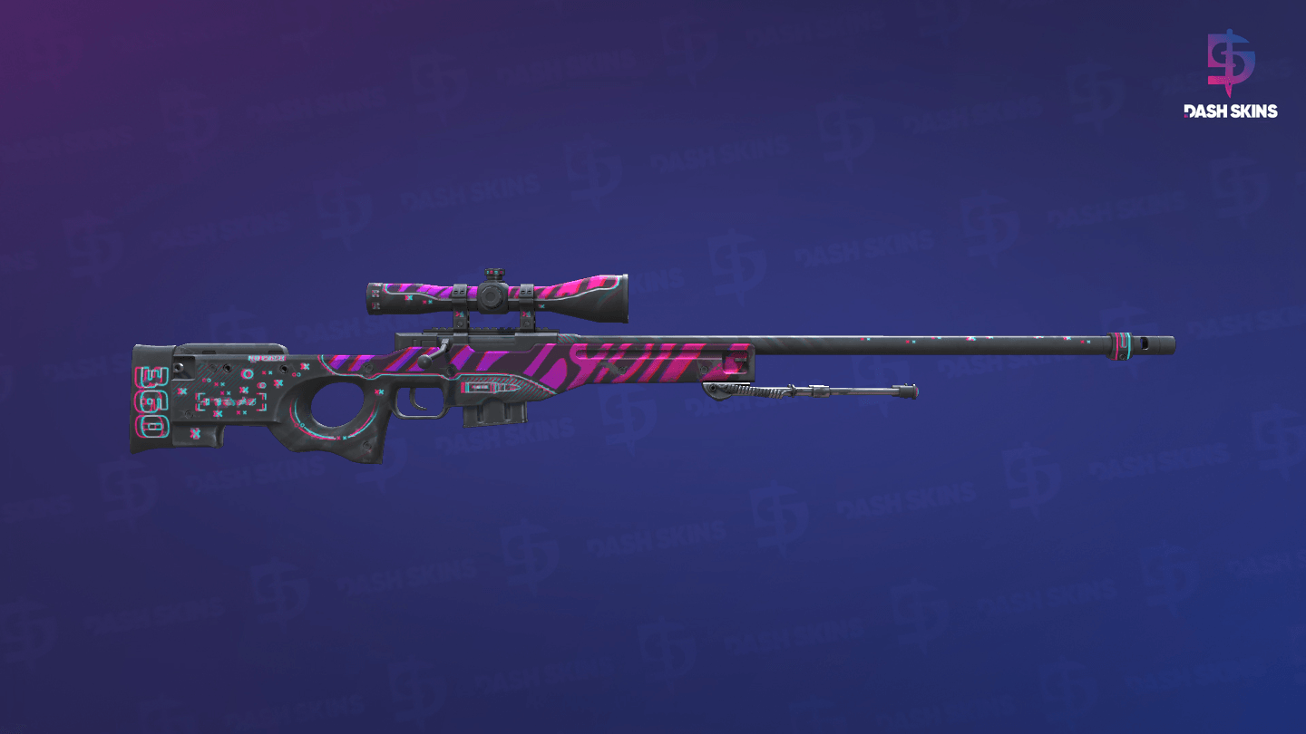 AWP | Chromatic Aberration (Field-Tested) - Backside Screenshot