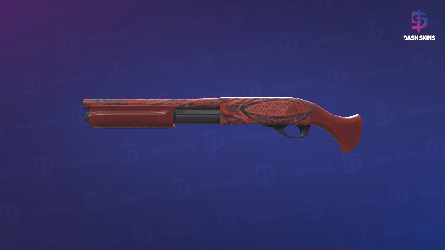 Sawed-Off | Crimson Batik (Minimal Wear) - Frontside Screenshot