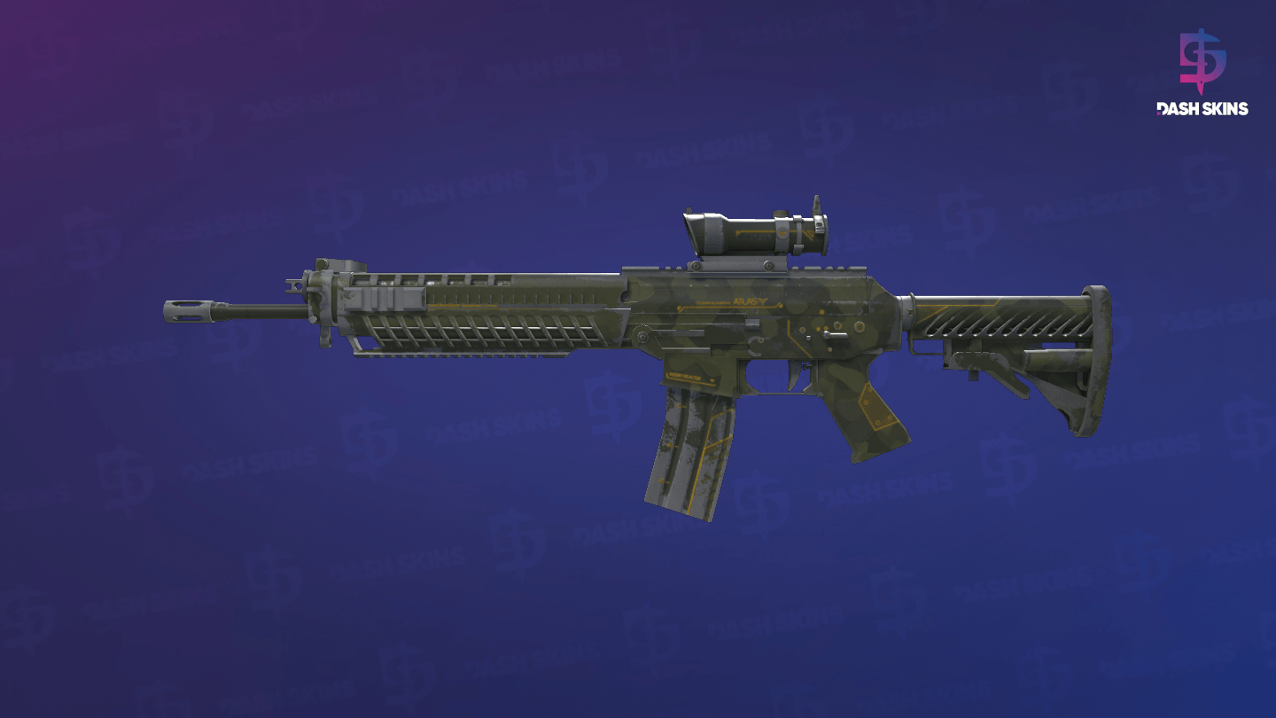 SG 553 | Atlas (Field-Tested) - Frontside Screenshot