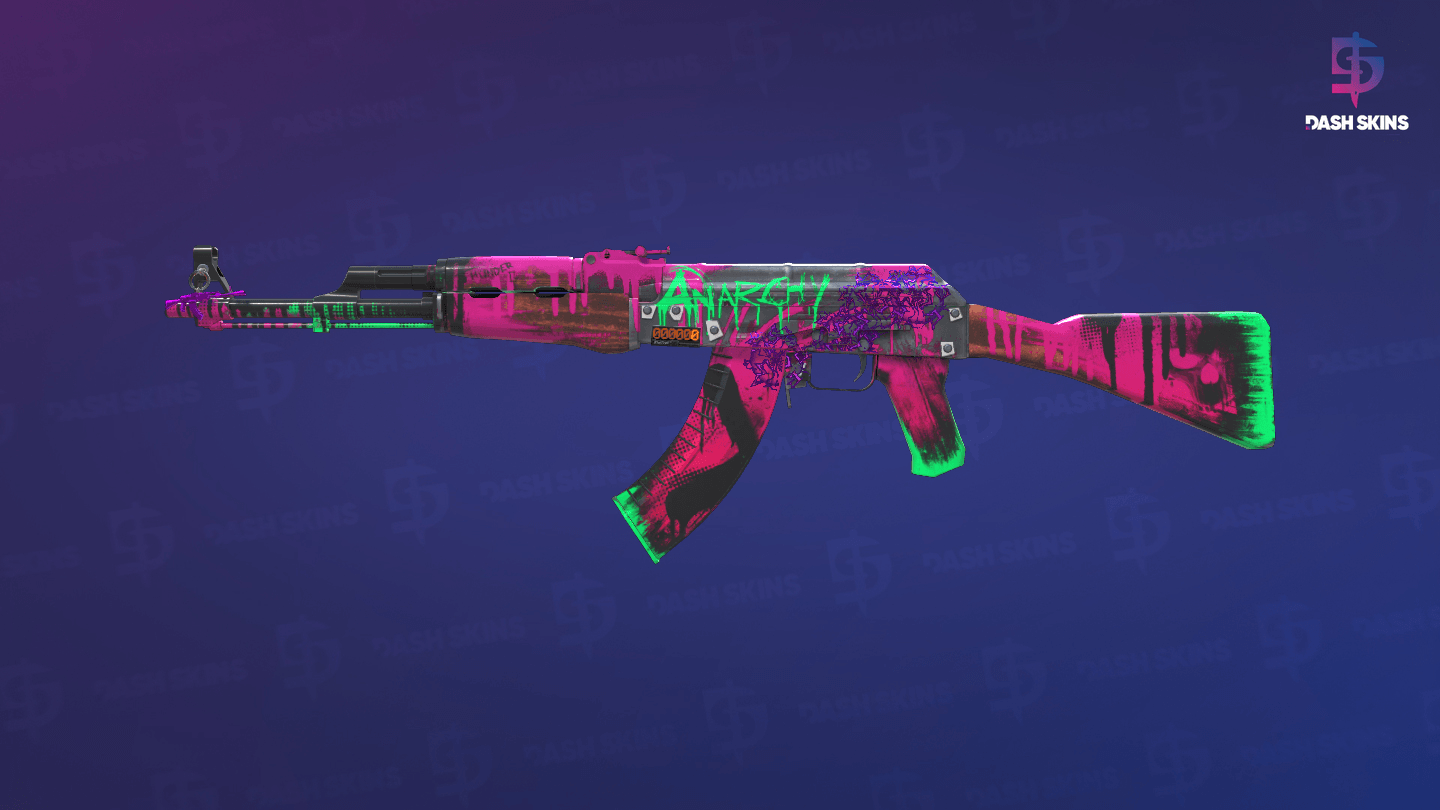 StatTrak™ AK-47 | Neon Revolution (Factory New) - Frontside Screenshot