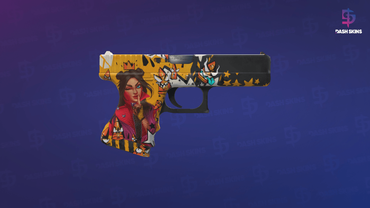 Glock-18 | Bullet Queen (Minimal Wear) - Backside Screenshot