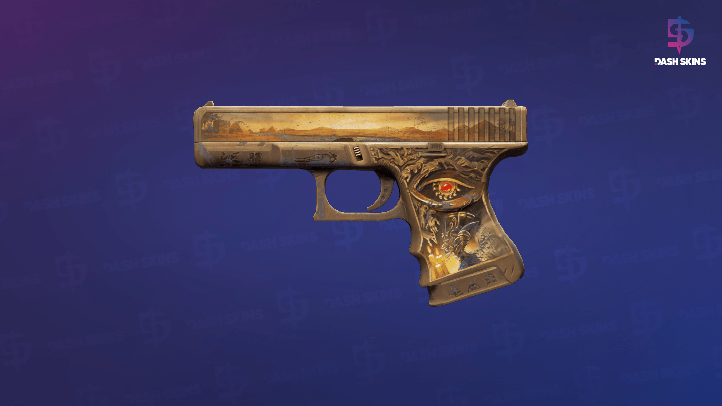 Glock-18 | Ramese's Reach (Field-Tested) - Frontside Screenshot