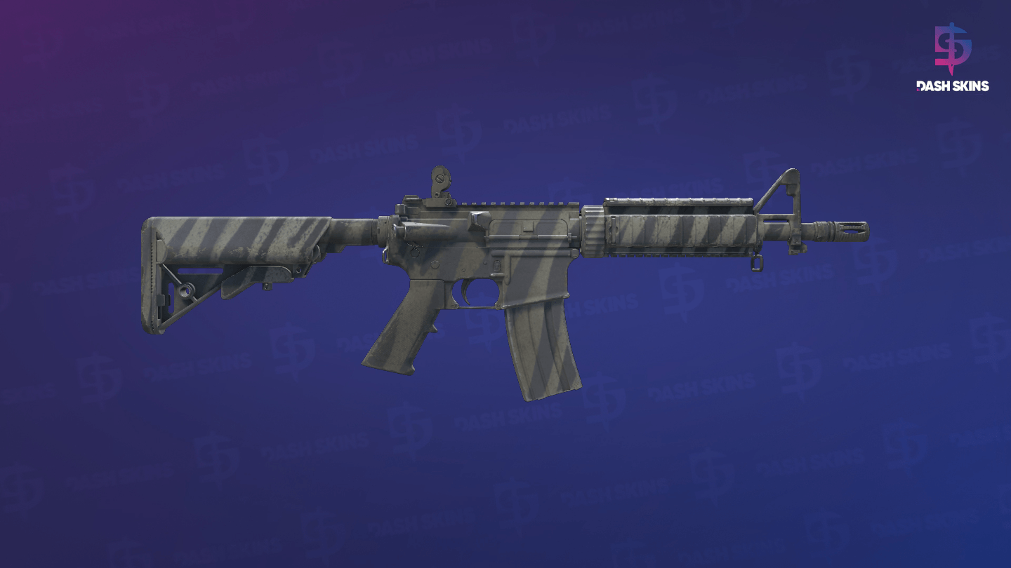 M4A4 | Faded Zebra (Field-Tested) - Backside Screenshot