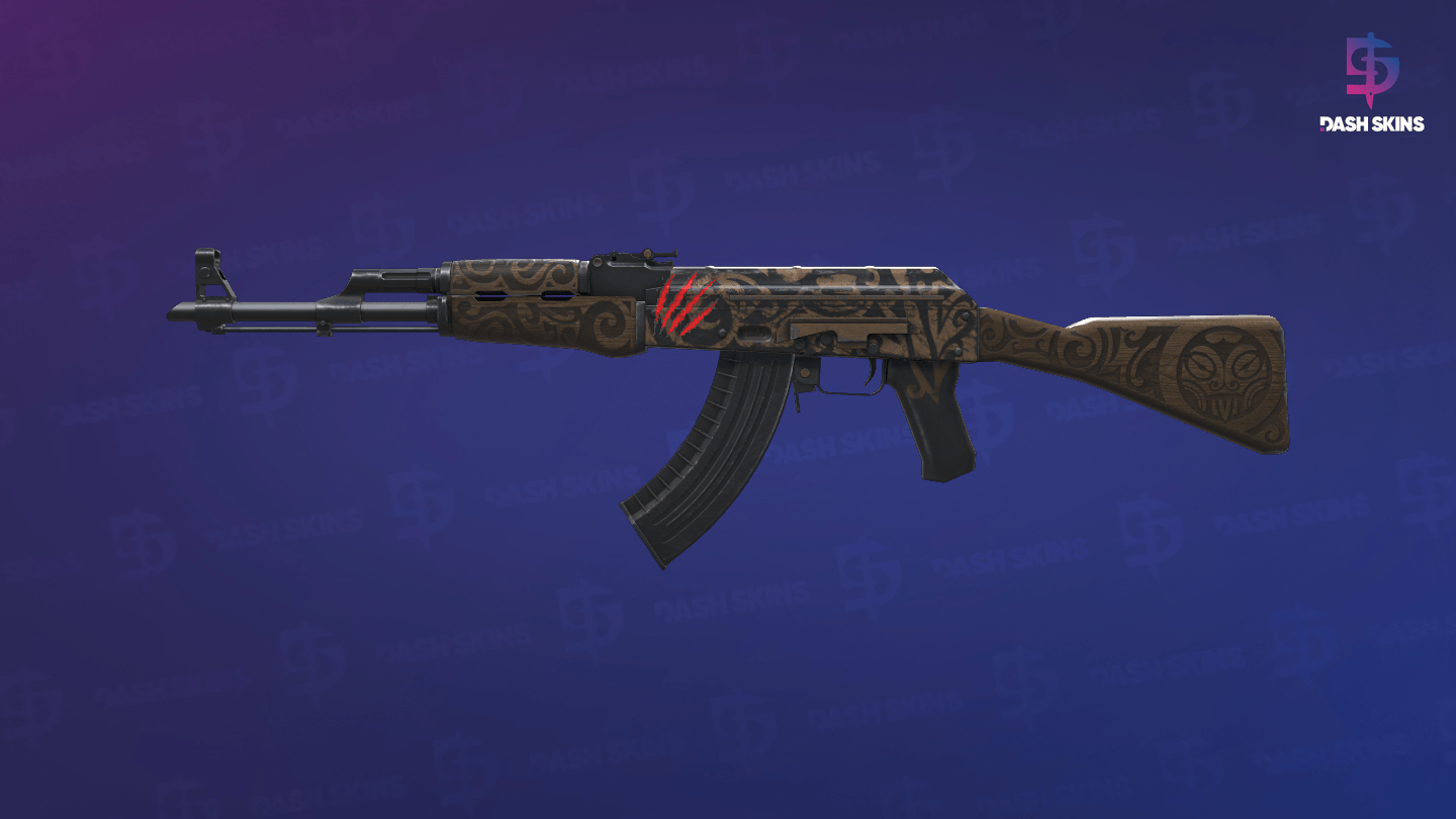 AK-47 | Uncharted (Minimal Wear) - Frontside Screenshot