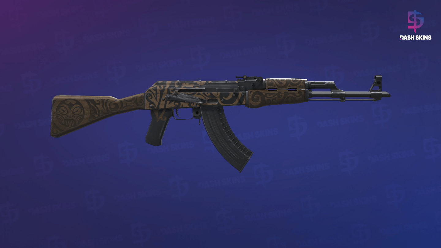 AK-47 | Uncharted (Minimal Wear) - Backside Screenshot