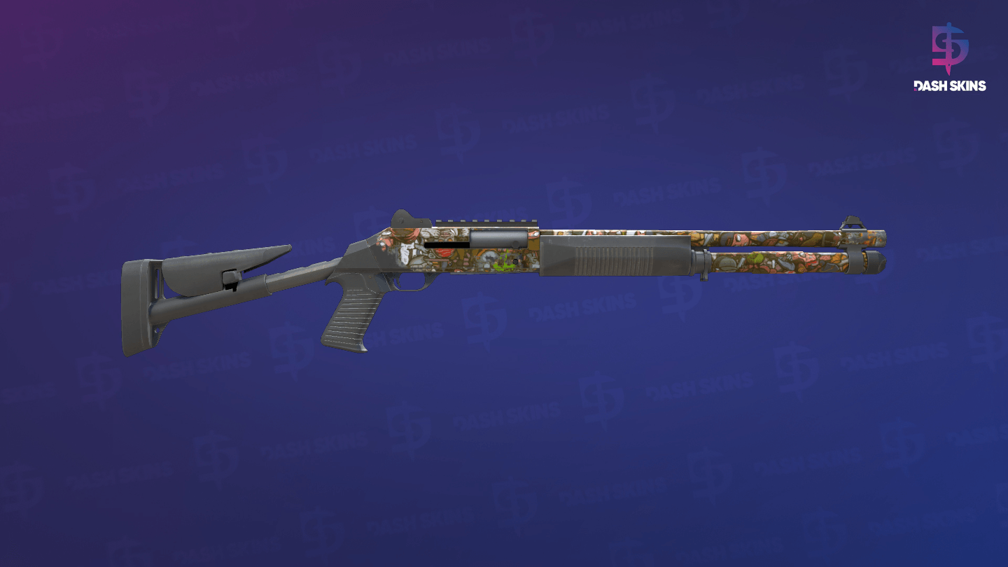 XM1014 | Zombie Offensive (Field-Tested) - Backside Screenshot