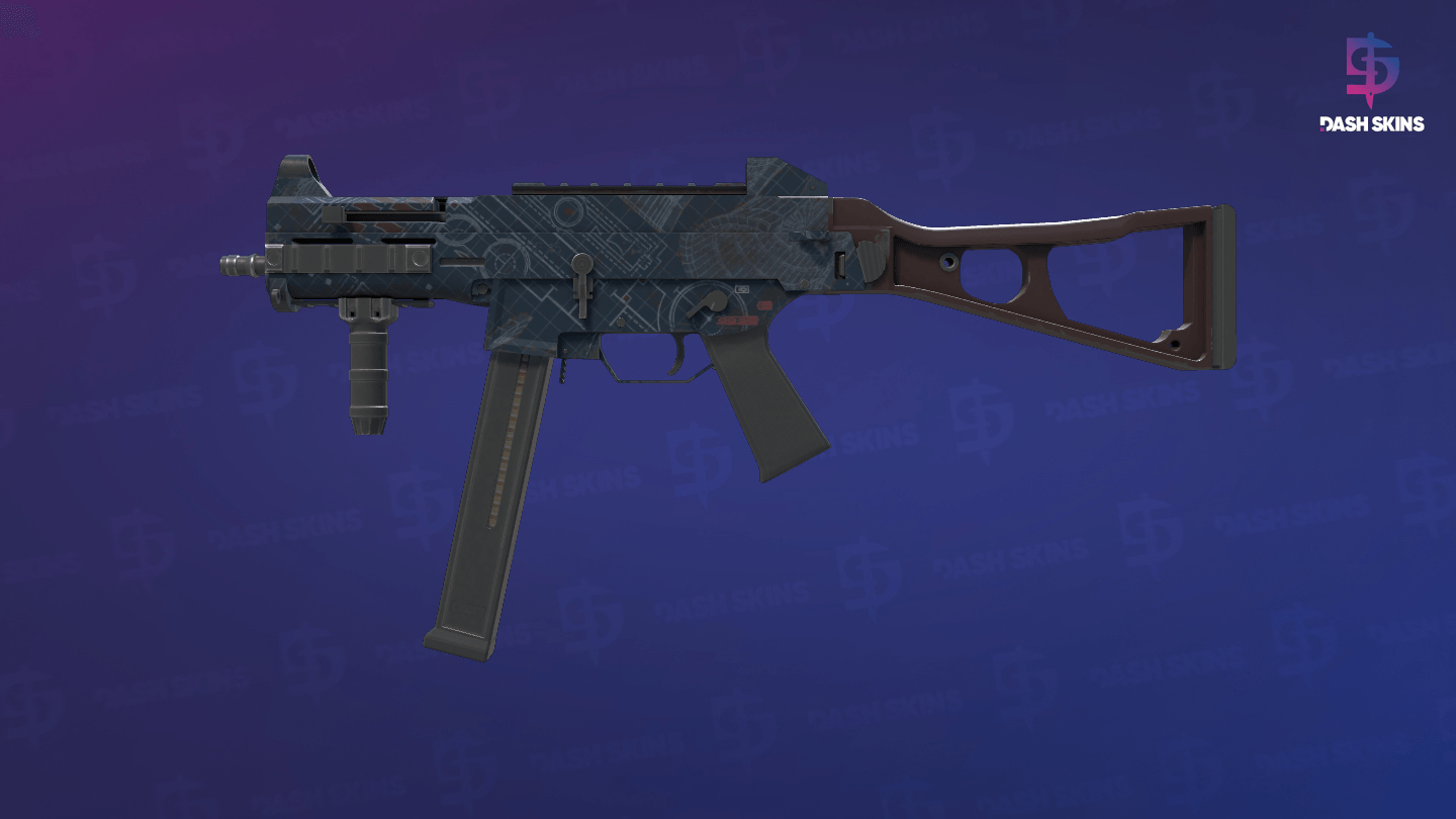 UMP-45 | Facility Dark (Field-Tested) - Frontside Screenshot