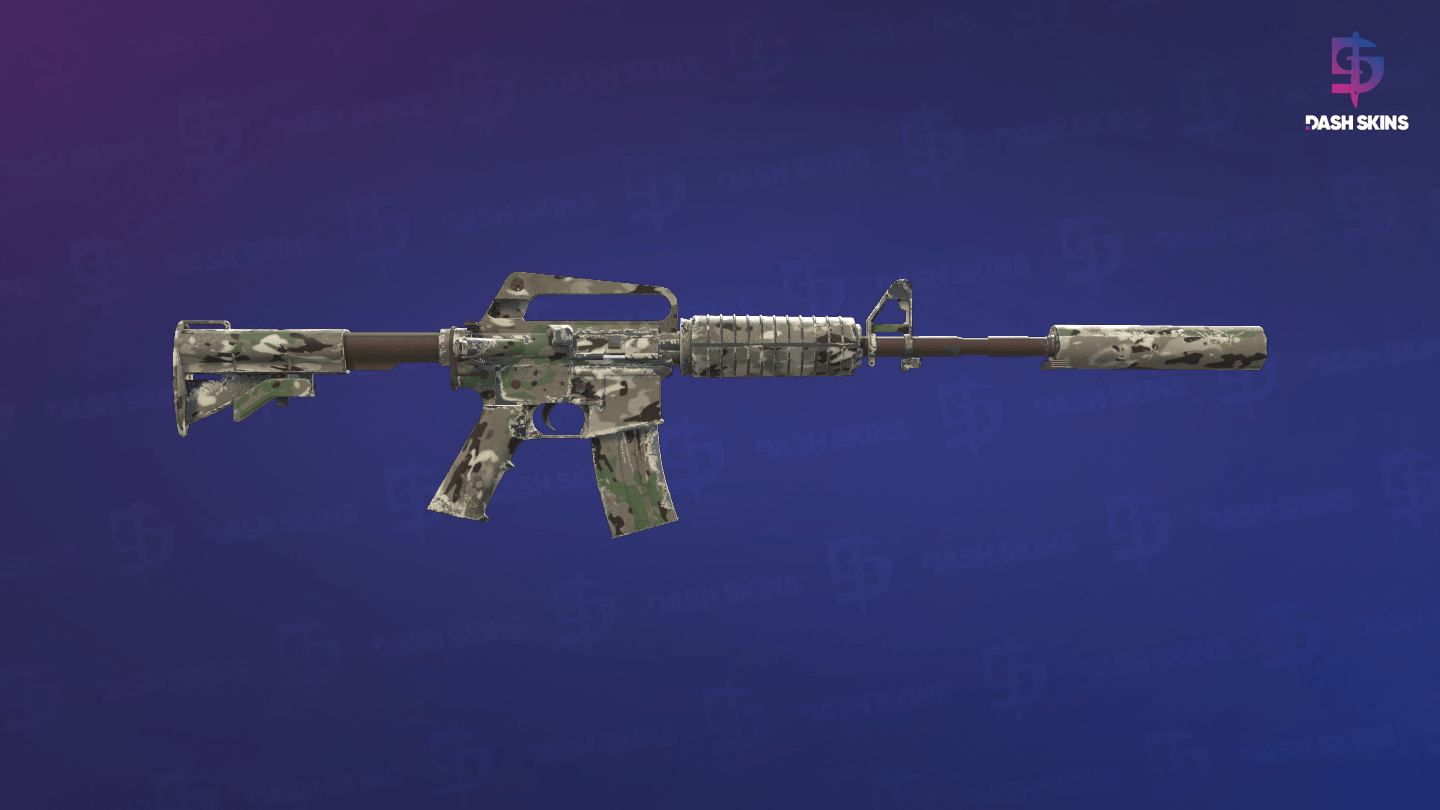 M4A1-S | VariCamo (Field-Tested) - Backside Screenshot
