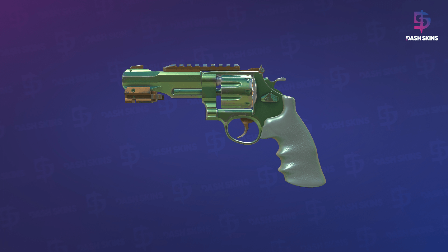 R8 Revolver | Leafhopper (Field-Tested) - Frontside Screenshot
