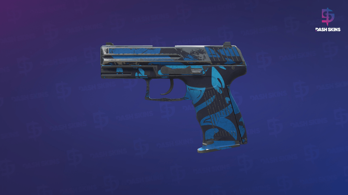 P2000 | Oceanic (Well-Worn) - Frontside Screenshot