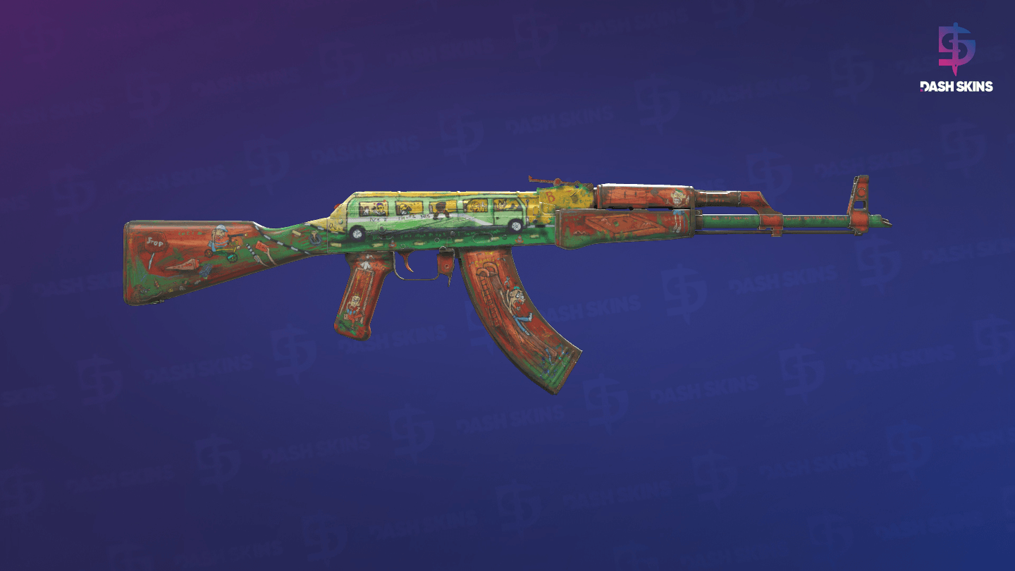 AK-47 | The Outsiders (Field-Tested) - Backside Screenshot
