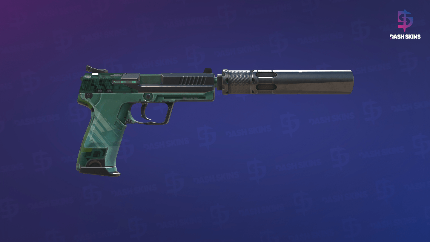 USP-S | PC-GRN (Field-Tested) - Backside Screenshot