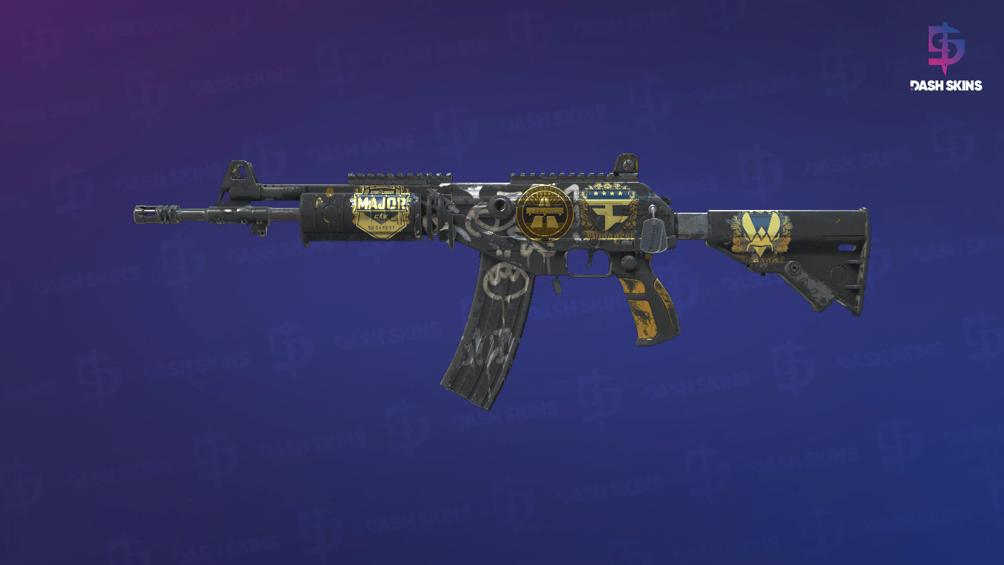 Souvenir Galil AR | Metallic Squeezer (Well-Worn) - Frontside Screenshot