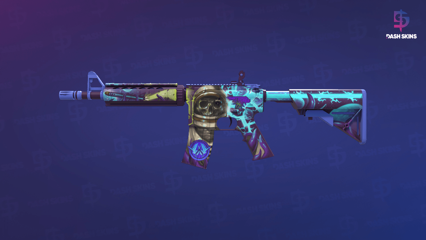 M4A4 | Desolate Space (Minimal Wear) - Frontside Screenshot