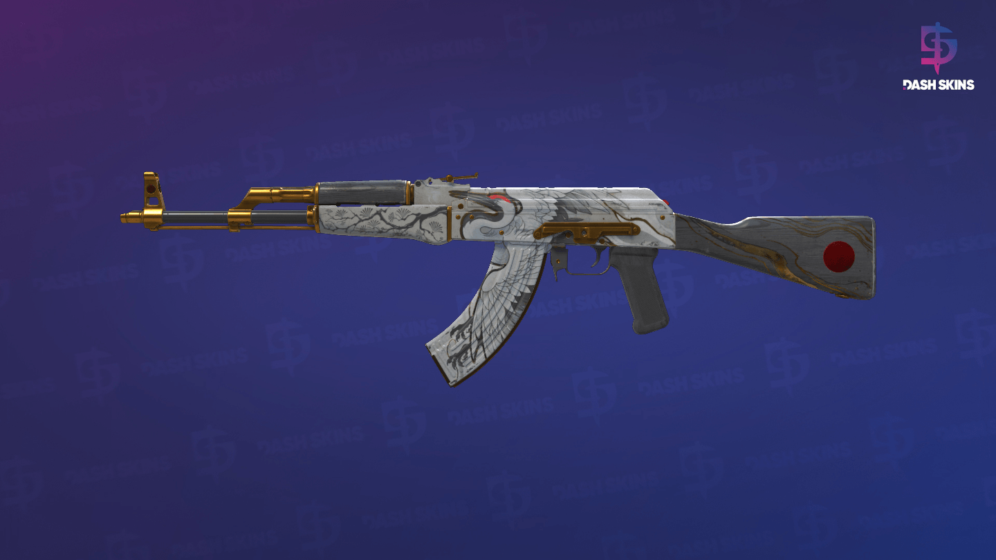 AK-47 | Crane Flight (Field-Tested) - Frontside Screenshot