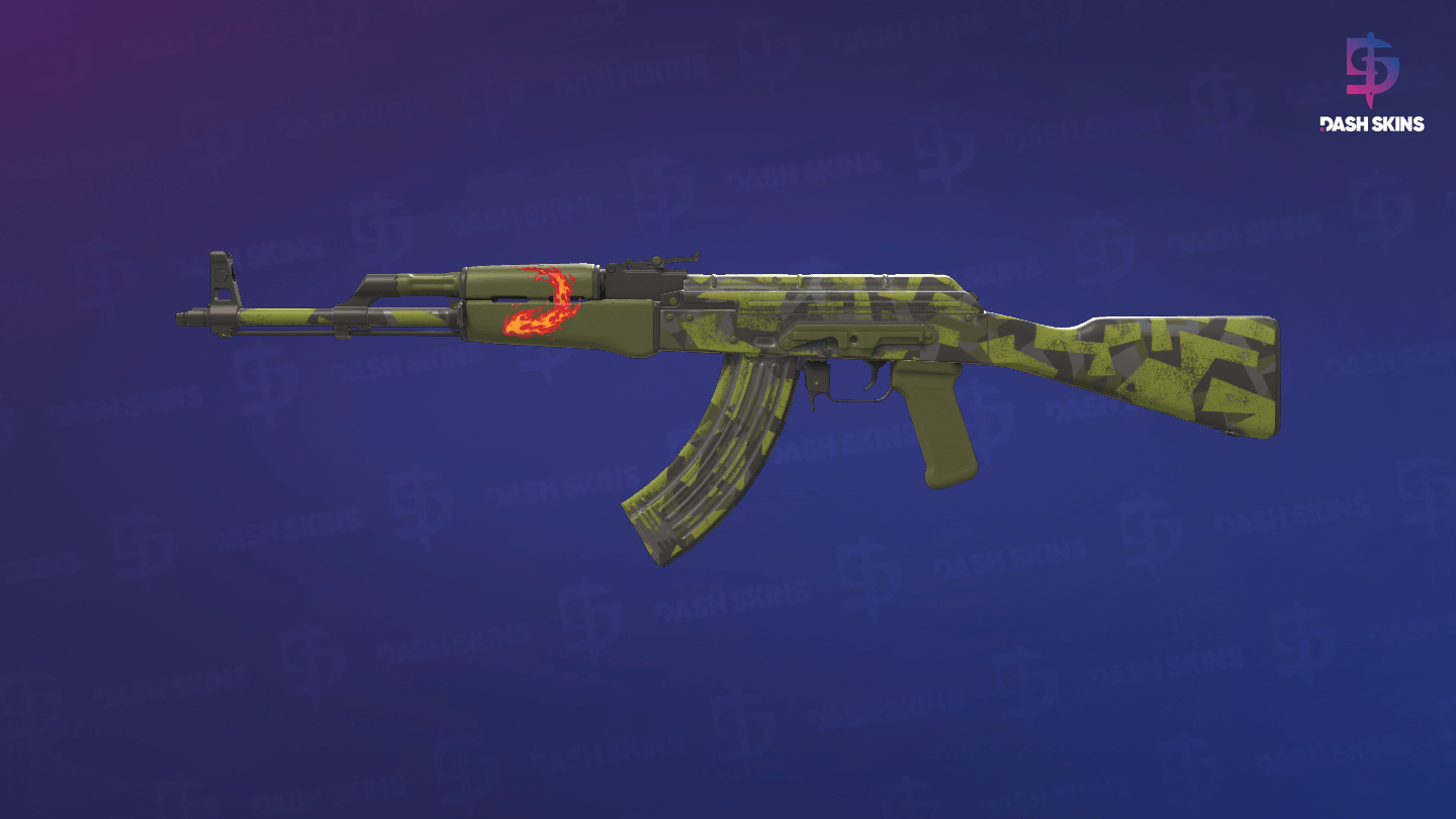 AK-47 | Olive Polycam (Factory New) - Frontside Screenshot