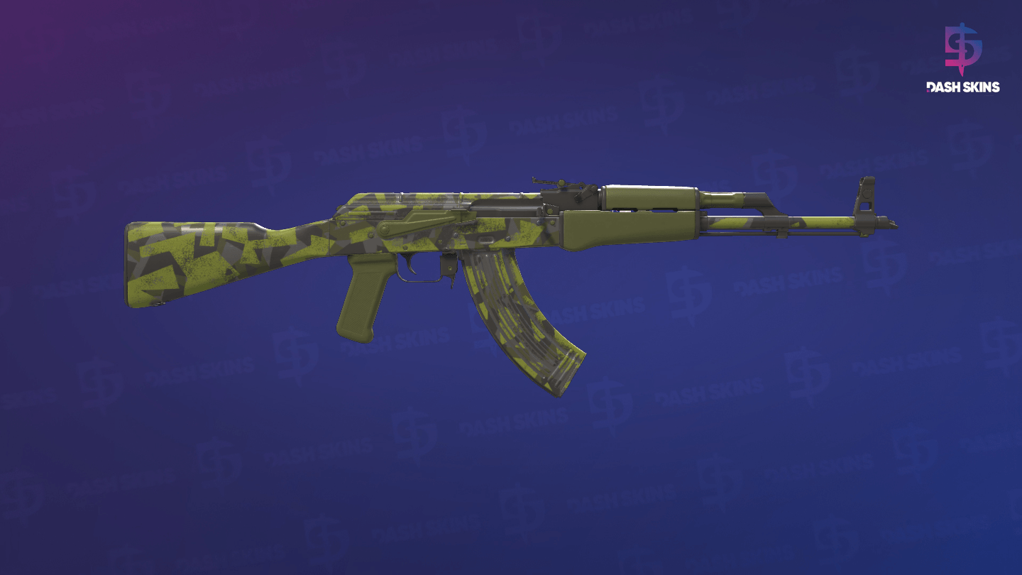 AK-47 | Olive Polycam (Factory New) - Backside Screenshot