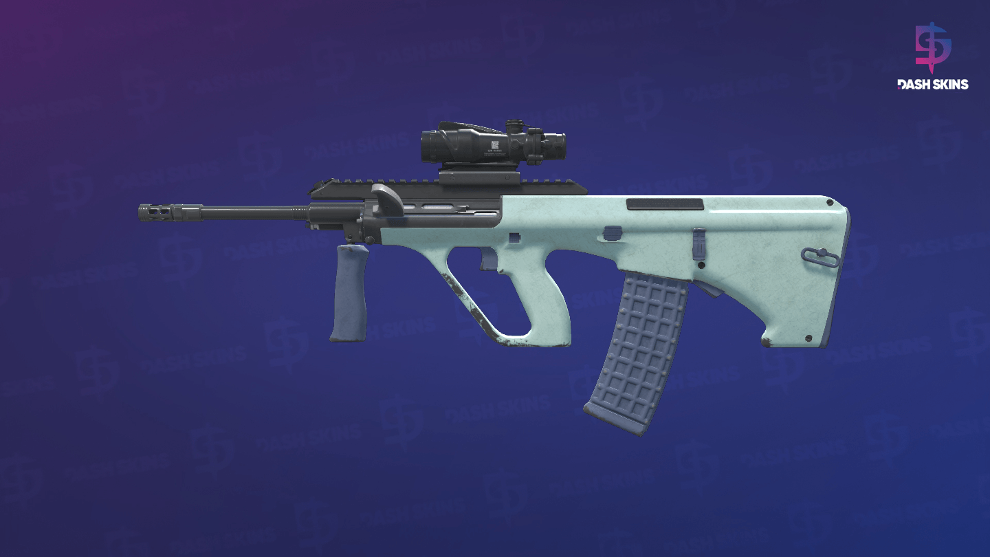 AUG | Storm (Field-Tested) - Frontside Screenshot