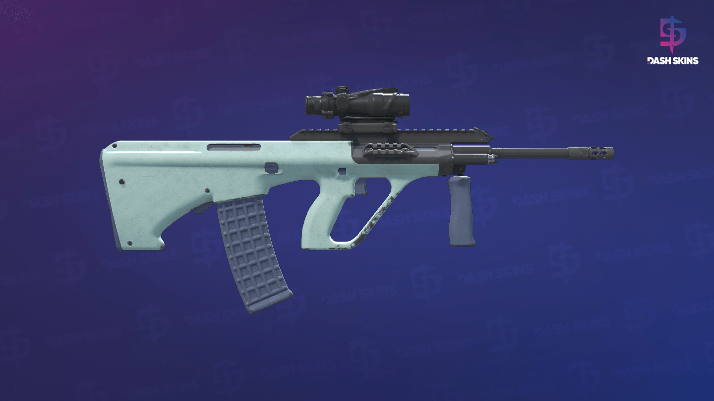 AUG | Storm (Field-Tested) - Backside Screenshot