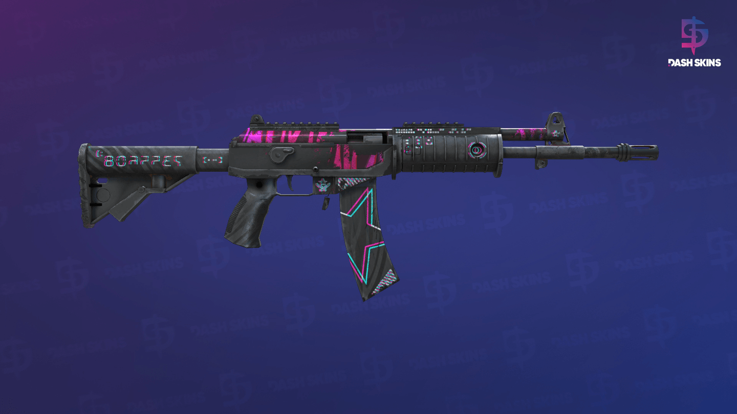 StatTrak™ Galil AR | Chromatic Aberration (Battle-Scarred) - Backside Screenshot