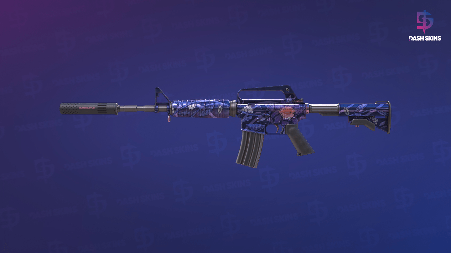 M4A1-S | Black Lotus (Field-Tested) - Frontside Screenshot