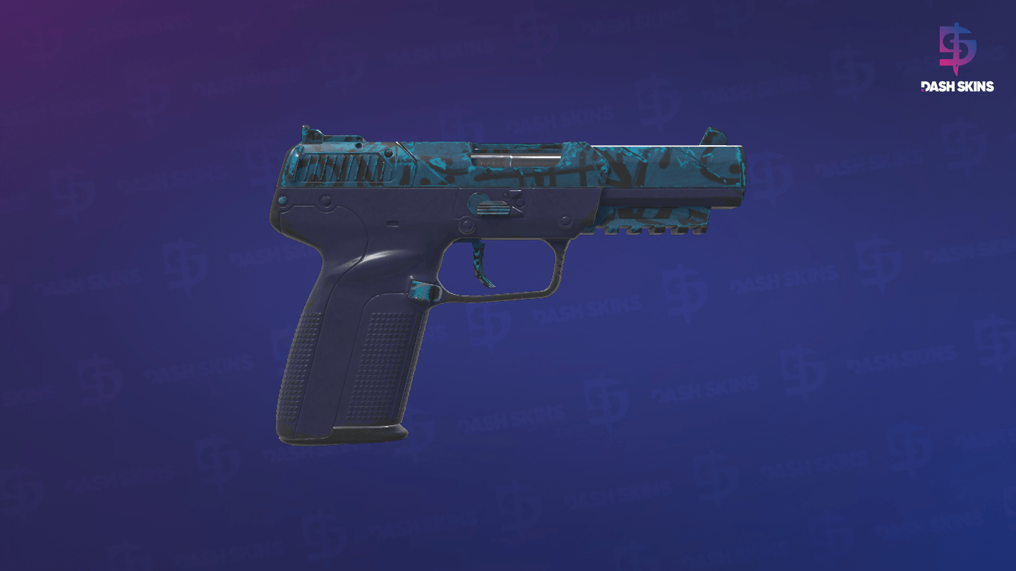 Five-SeveN | Midnight Paintover (Field-Tested) - Backside Screenshot