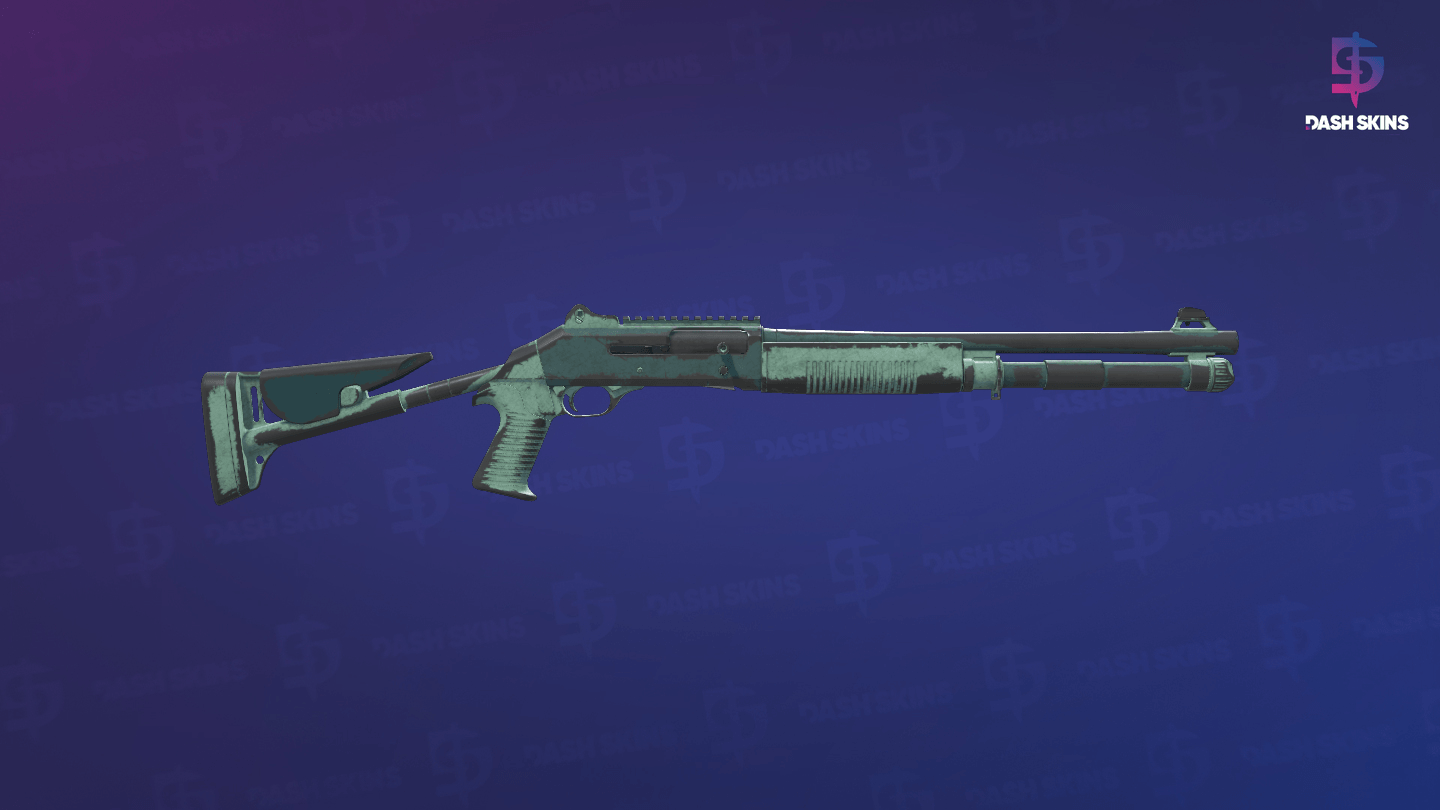 XM1014 | Blue Spruce (Battle-Scarred) - Backside Screenshot