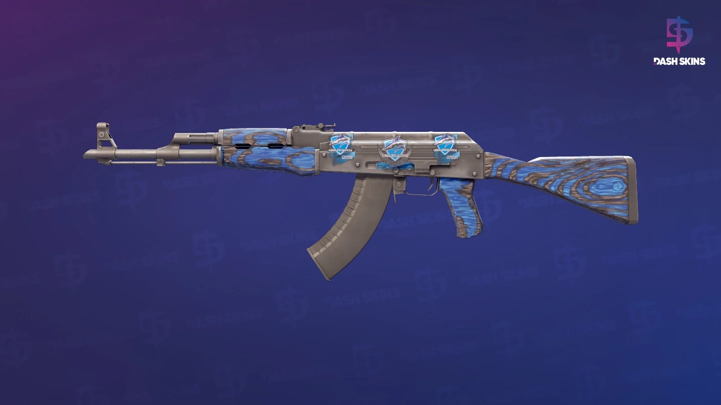 AK-47 | Azul Laminado - Frontside Screenshot