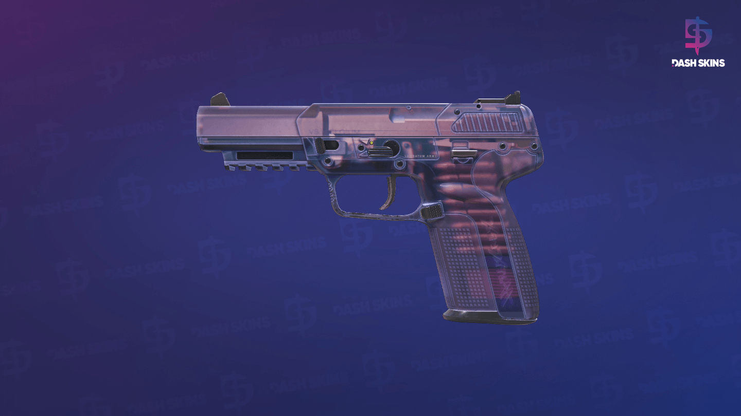 Five-SeveN | Dark Polymer (Minimal Wear) - Frontside Screenshot