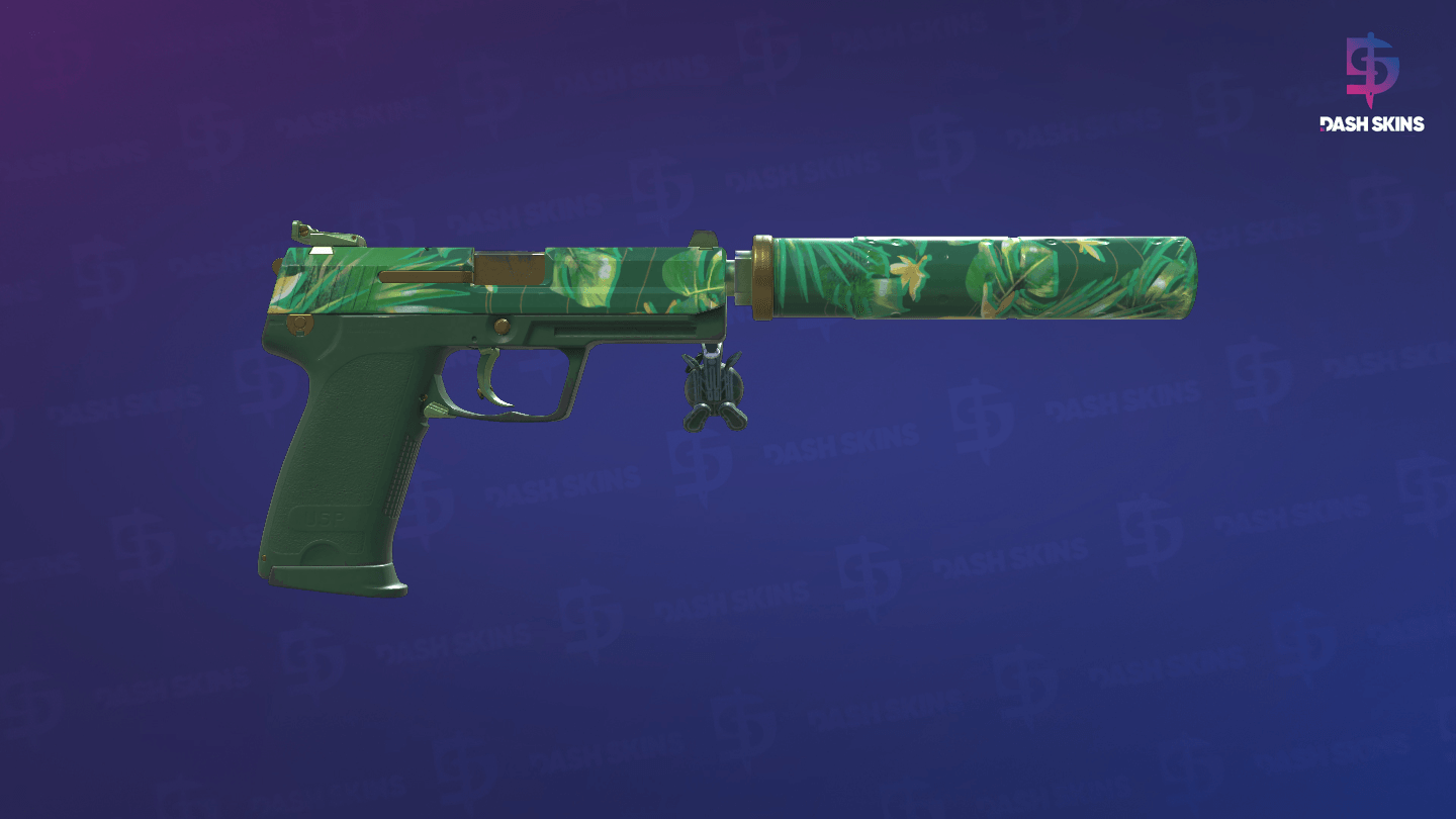 USP-S | Tropical Breeze (Minimal Wear) - Backside Screenshot