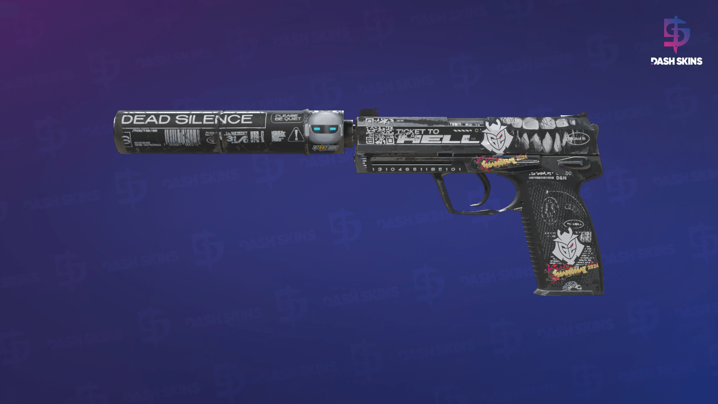USP-S | Ticket to Hell (Field-Tested) - Frontside Screenshot