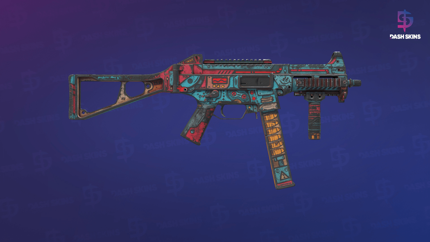 UMP-45 | K.O. Factory (Battle-Scarred) - Backside Screenshot