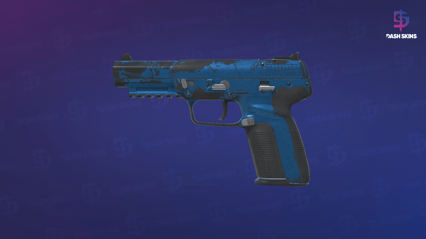 Five-SeveN | Sky Blue (Well-Worn) - Frontside Screenshot
