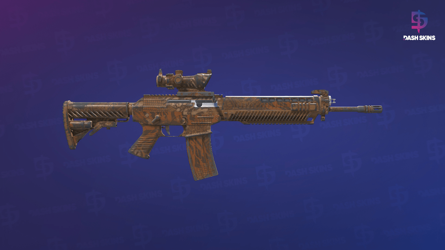 SG 553 | Safari Print (Field-Tested) - Backside Screenshot