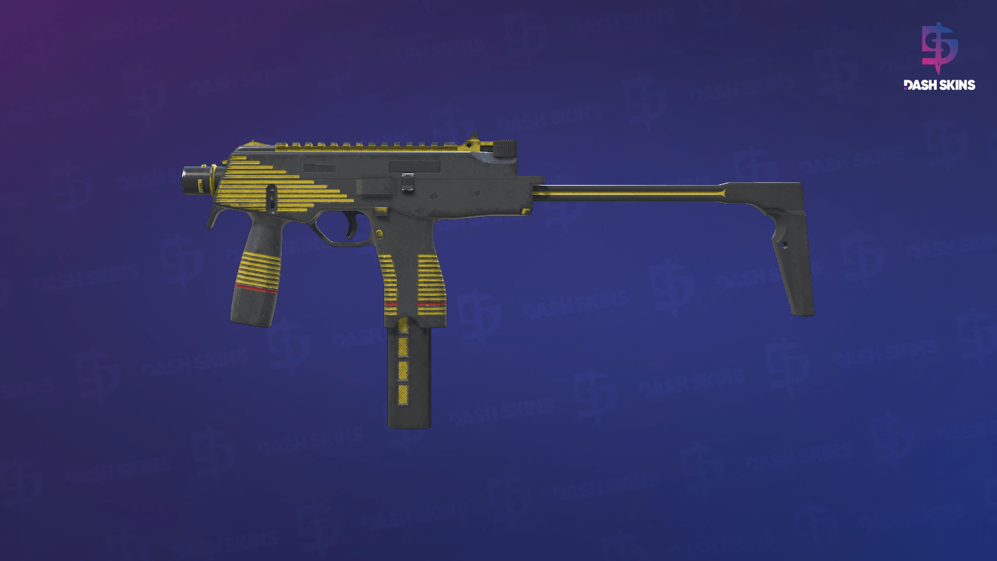MP9 | Bee-Tron (Well-Worn) - Frontside Screenshot