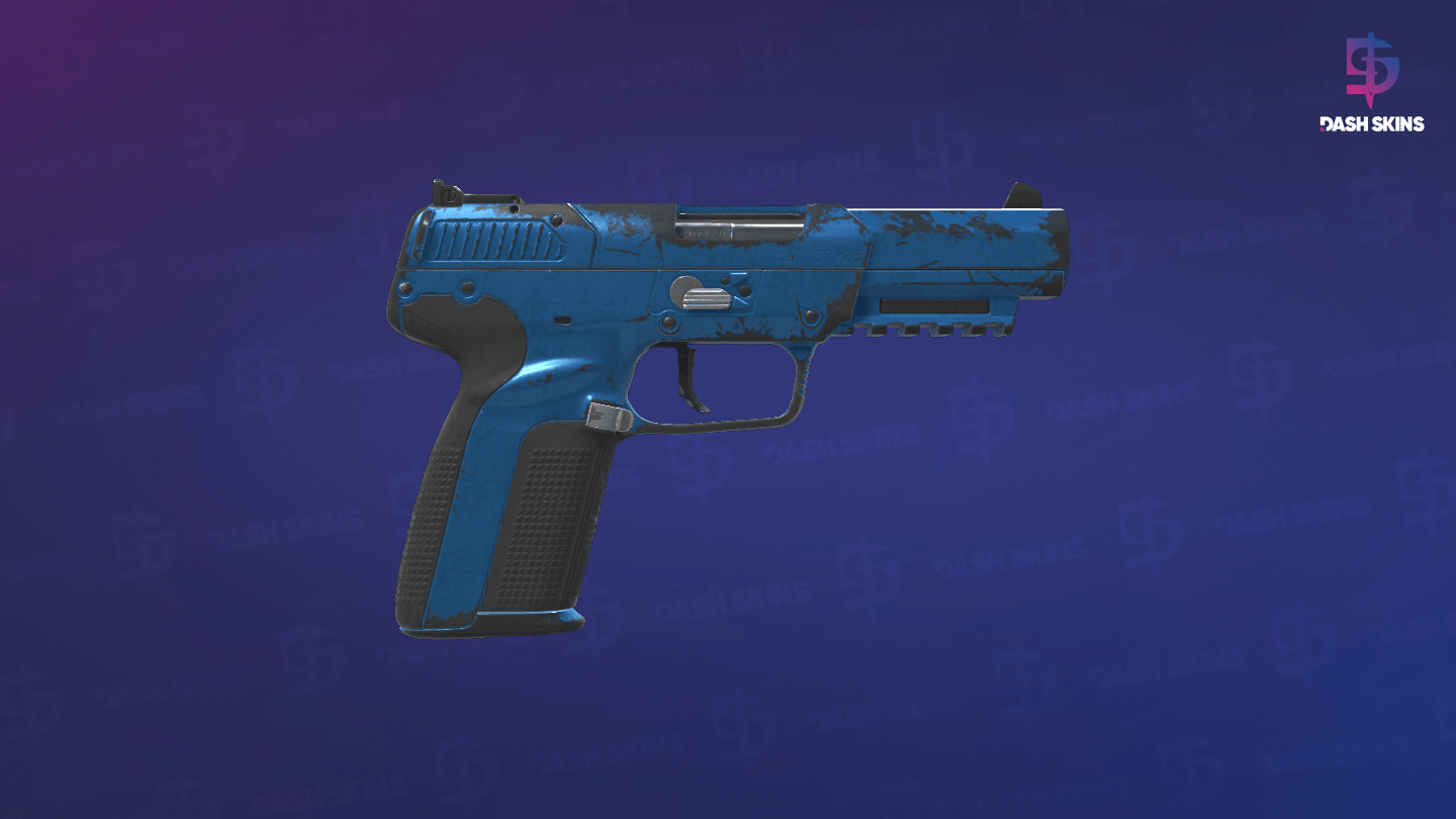 Five-SeveN | Sky Blue (Field-Tested) - Backside Screenshot