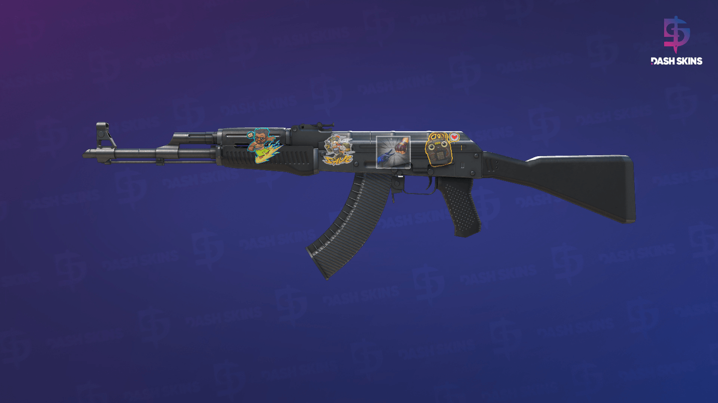 AK-47 | Tons de Preto - Frontside Screenshot