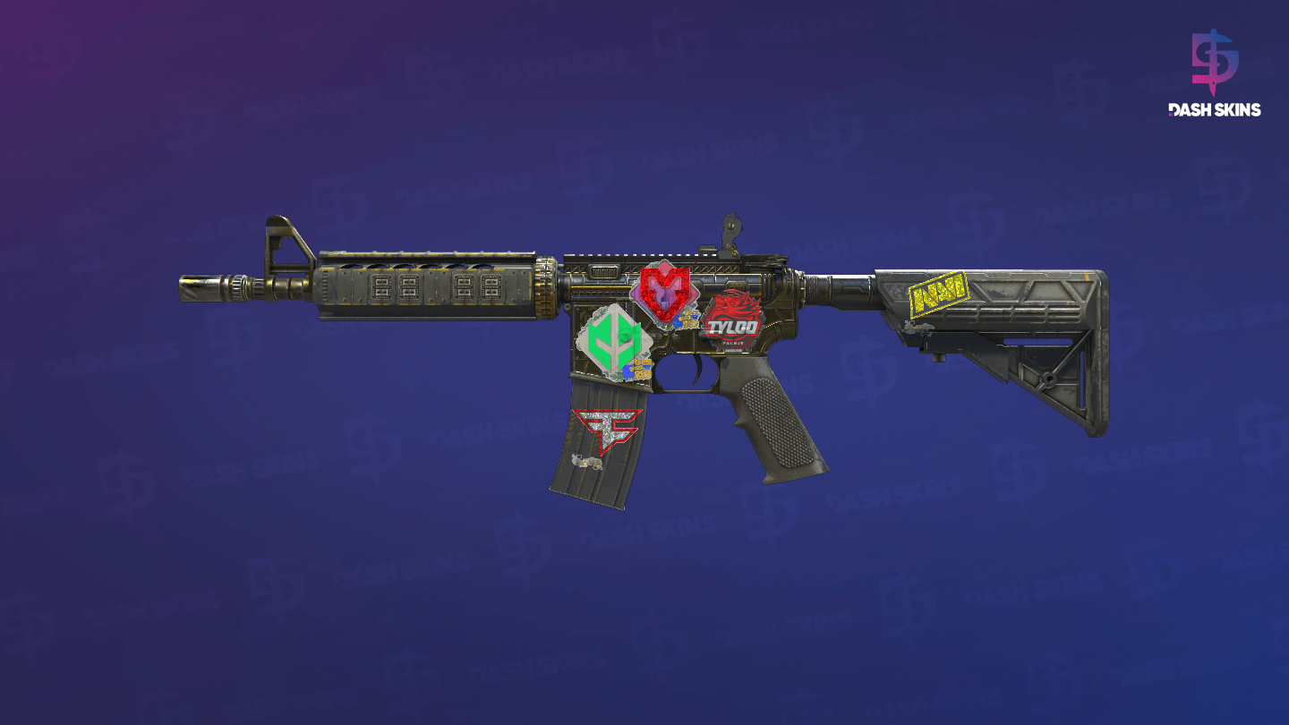 M4A4 | The Battlestar (Battle-Scarred) - Frontside Screenshot