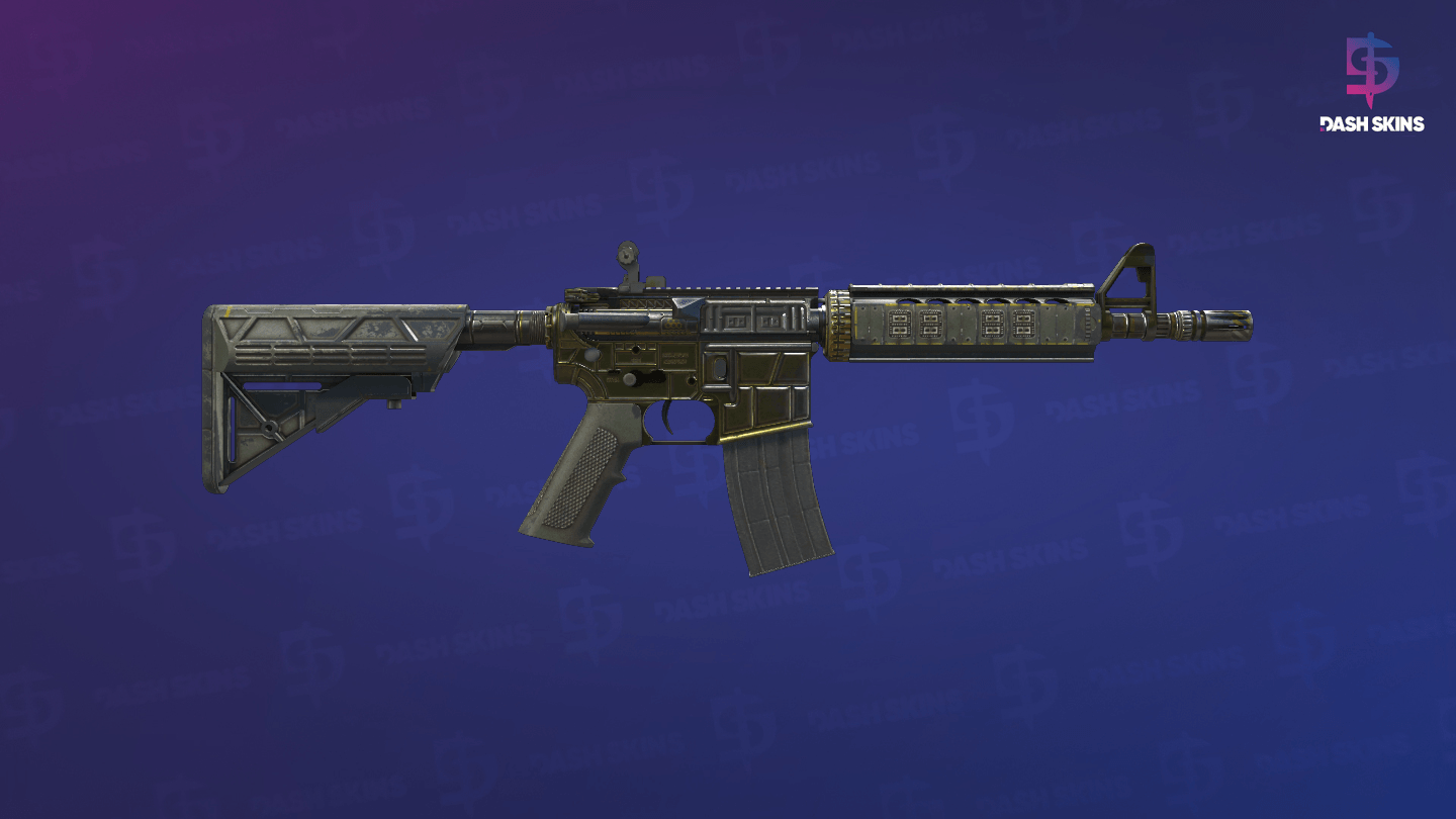 M4A4 | The Battlestar (Battle-Scarred) - Backside Screenshot