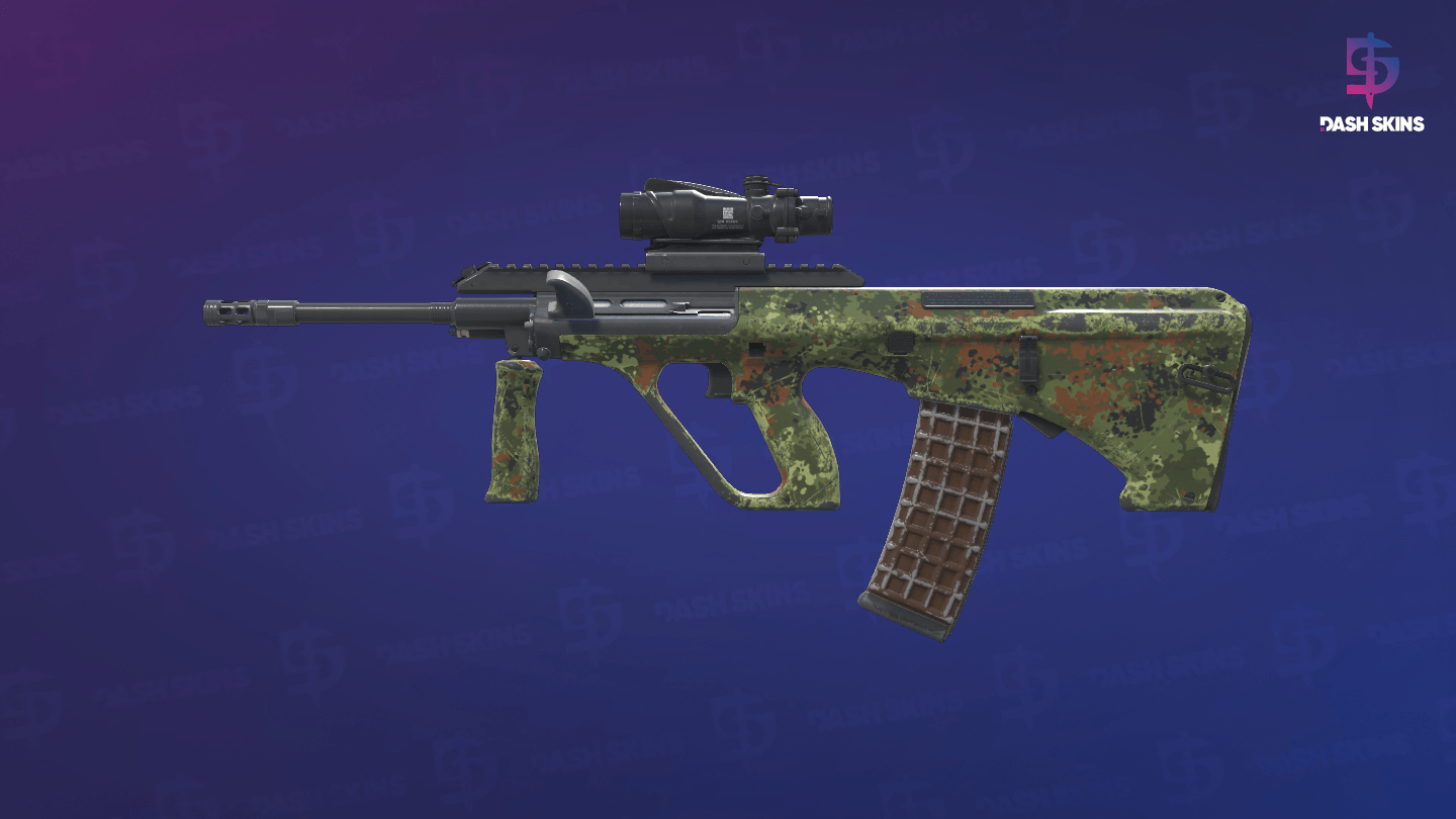 AUG | Commando Company (Field-Tested) - Frontside Screenshot
