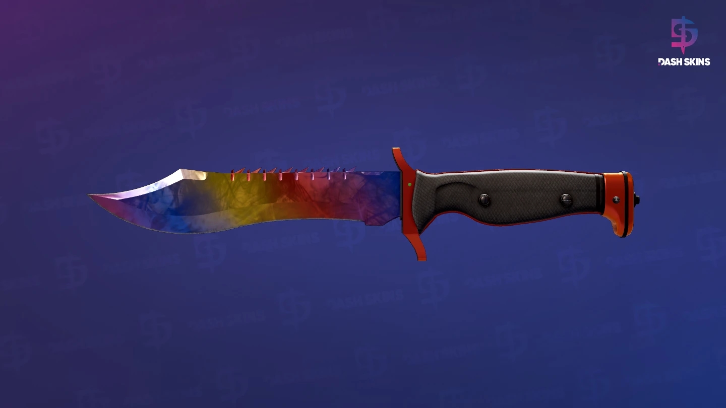 Faca Bowie (★) | Mármore Desbotado - Backside Screenshot