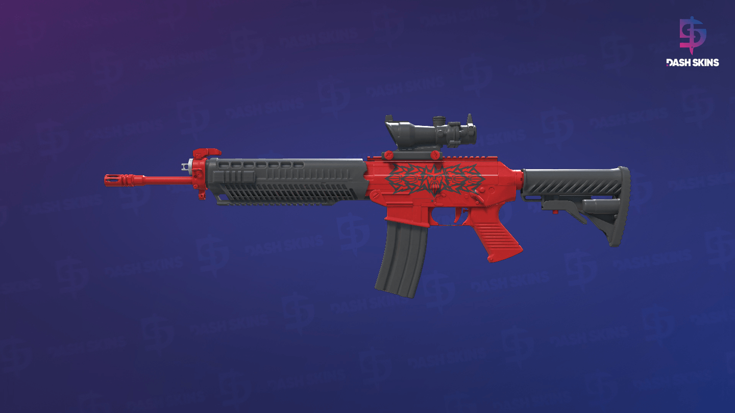 SG 553 | Candy Apple (Minimal Wear) - Frontside Screenshot