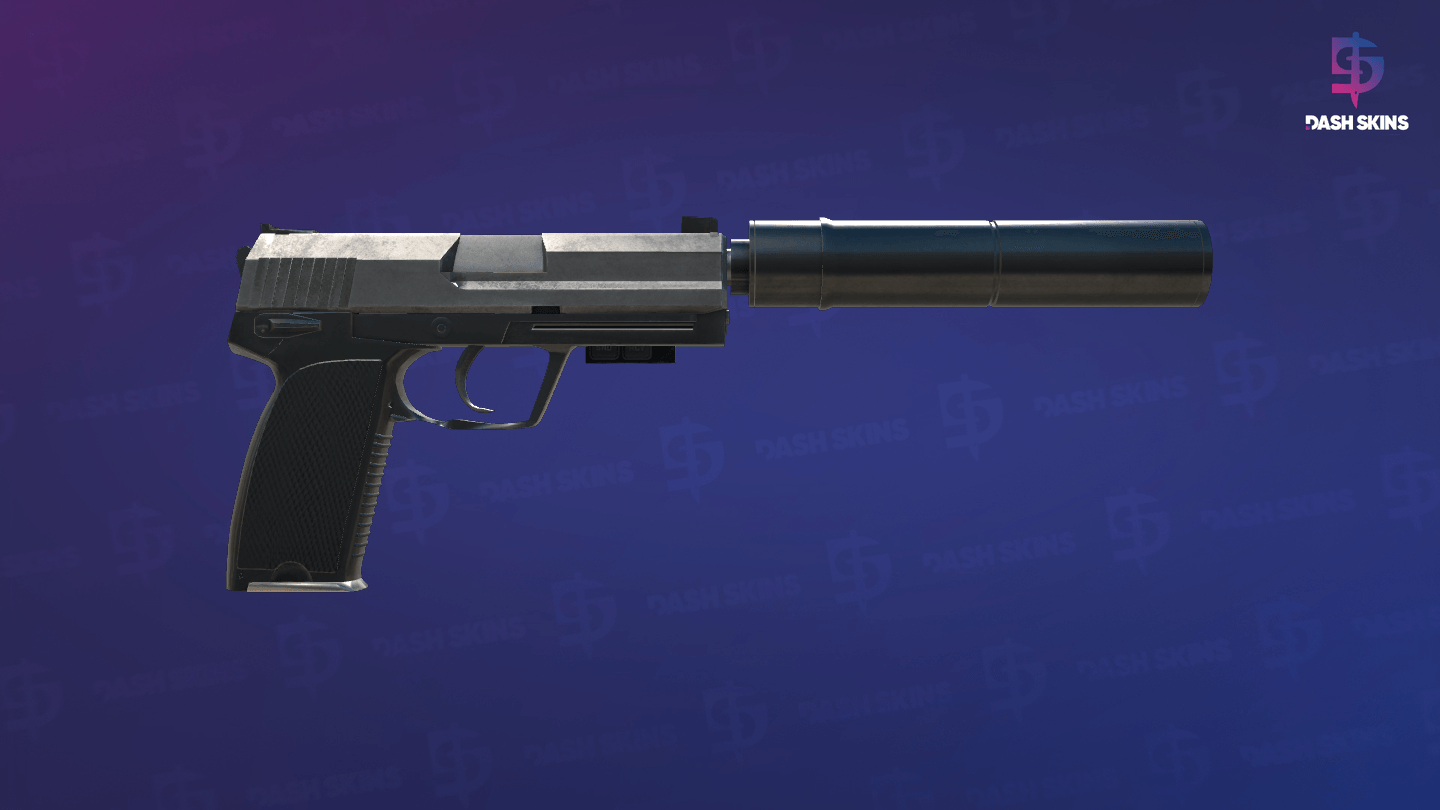 StatTrak™ USP-S | Stainless (Battle-Scarred) - Backside Screenshot