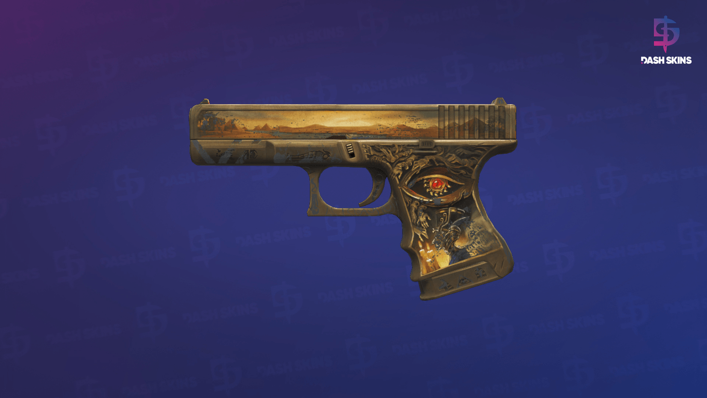 Glock-18 | Ramese's Reach (Field-Tested) - Frontside Screenshot