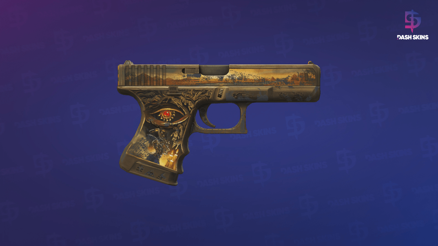 Glock-18 | Ramese's Reach (Field-Tested) - Backside Screenshot